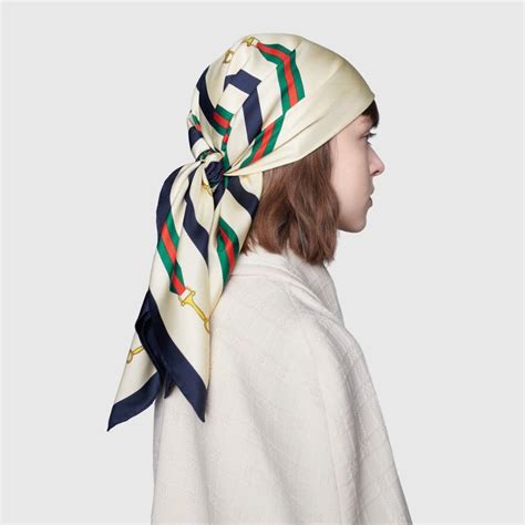 gucci scarf headband|Gucci head scarf price.